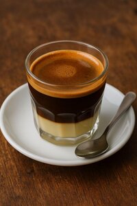 Pure espresso shot with rich crema - strong and bold coffee at Coffee Koffein