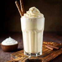 Creamy vanilla milkshake with premium vanilla ice cream - classic shake at Coffee Koffein